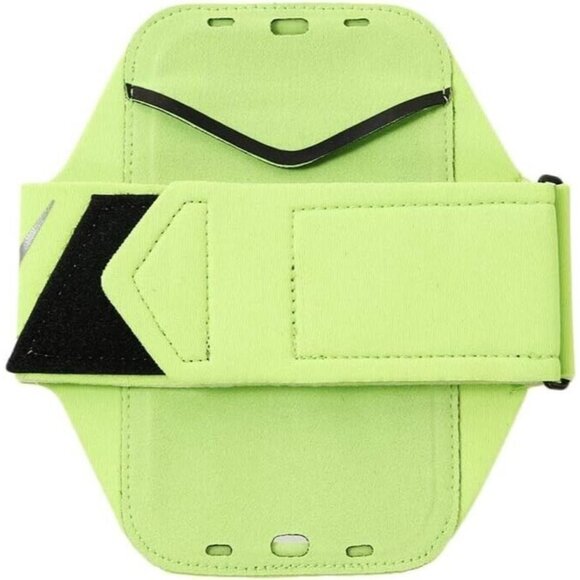 Nike Running Lean ARM Band OSFM Electric Green/Silver - Picture 3 of 5